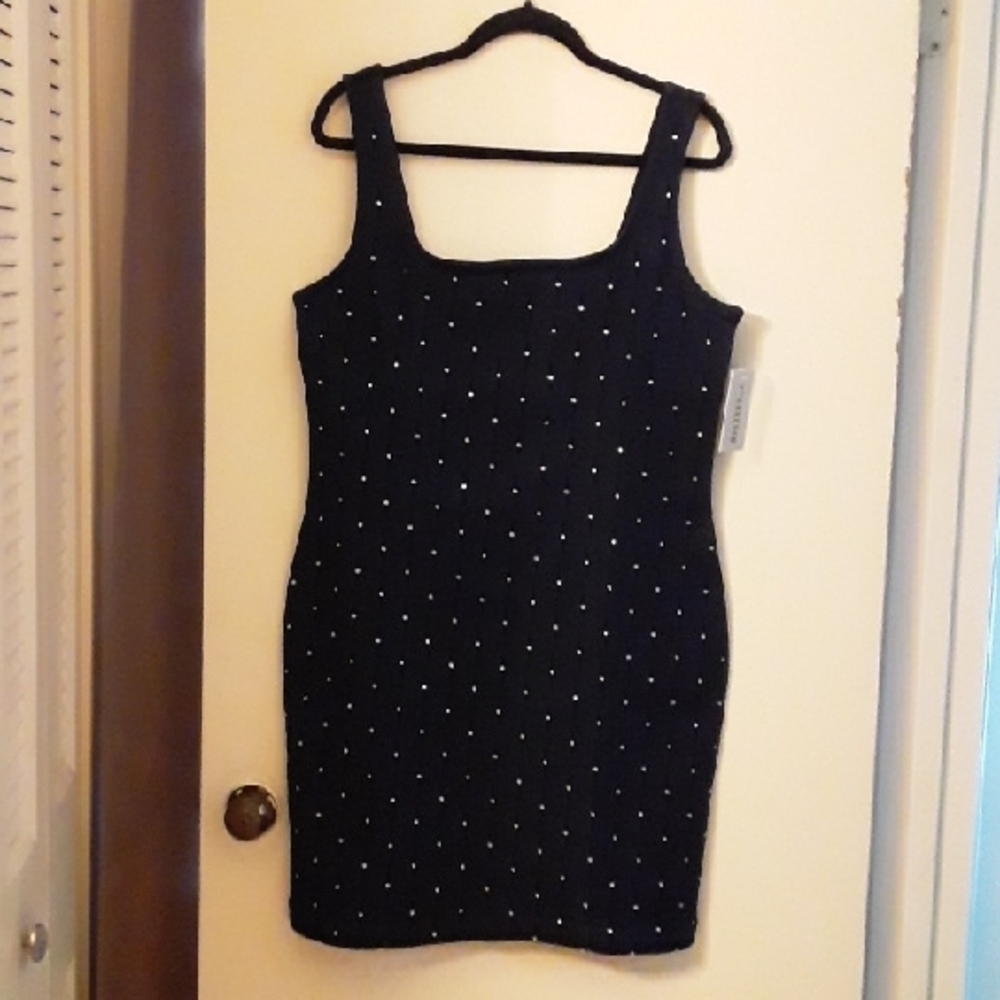 Embellished Bodycon Mini Dress